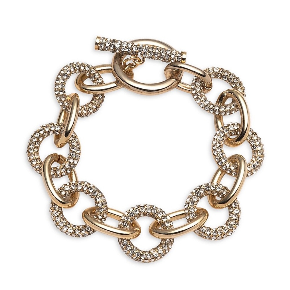 Ralph Lauren crystal gold bracelet